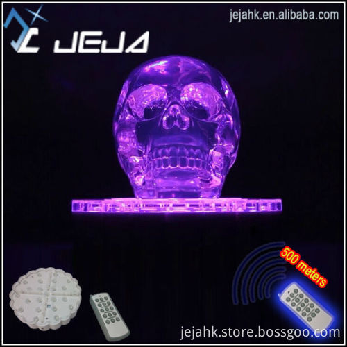 500M RF remote Art Hookah Blown LED Glass Hookah Products